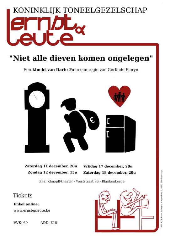Affiche Niet alle dieven komen ongelegen